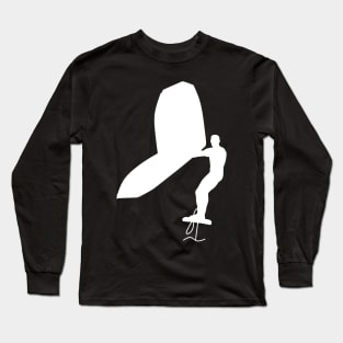 Surfing with wingfoil Long Sleeve T-Shirt